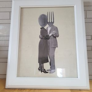 Kitchen Print Fork and Spoon